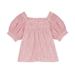 RARE Doen Farley red and white top